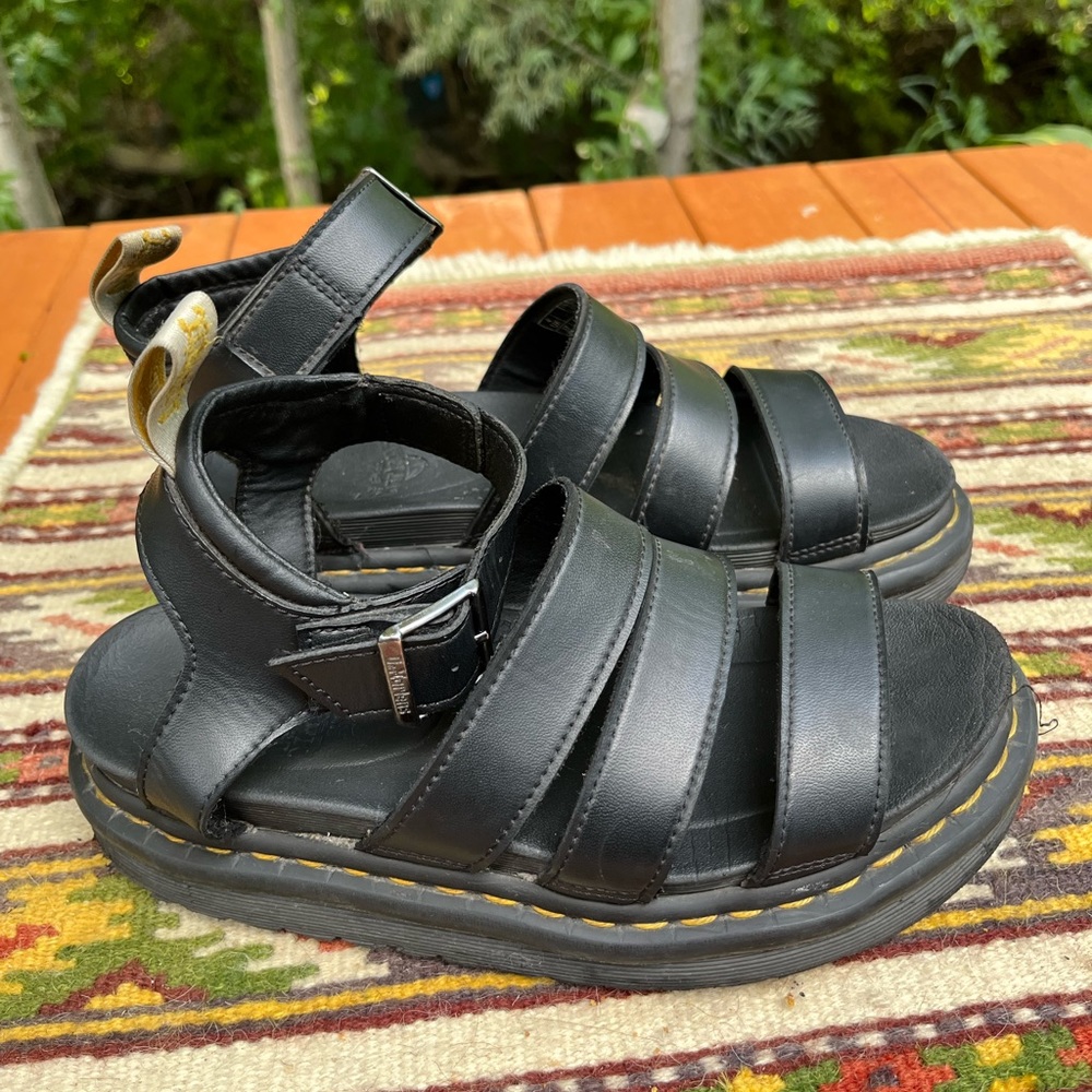 Black Dr. Marten Blaire Sandal